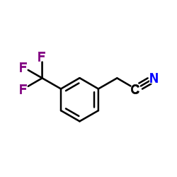 间三氟甲基苯乙腈结构式