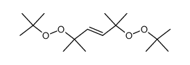 2,5-dimethyl-2,5-di-(t--butylperoxy)-3-hexene Structure