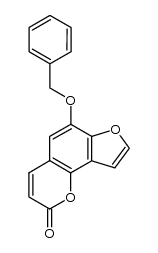6-(benzyloxy)-2H-furo[2,3-h]chromen-2-one Structure