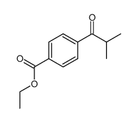 Benzoic acid, 4-(2-methyl-1-oxopropyl)-, ethyl ester (9CI)结构式