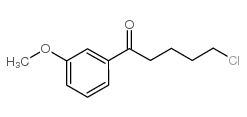 5-CHLORO-1-(3-METHOXYPHENYL)-1-OXOPENTANE Structure