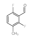 2,6-Difluoro-3-methylbenzaldehyde Structure