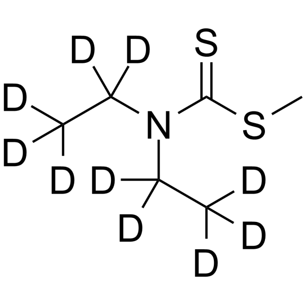 Disulfiram impurity 1-d10 Structure