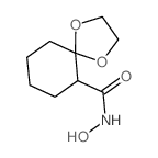 1,4-Dioxaspiro[4.5]decane-6-carboxamide,N-hydroxy- Structure