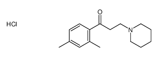 1-(2,4-dimethylphenyl)-3-piperidin-1-ylpropan-1-one,hydrochloride Structure