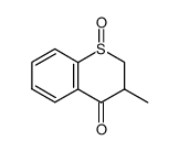 2,3-Dihydro-3-methyl-4H-1-benzothiopyran-4-one 1-oxide结构式