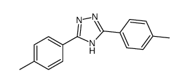 3,5-bis(4-methylphenyl)-1H-1,2,4-triazole结构式