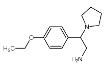 2-(4-乙氧基苯基)-2-吡咯烷-1-乙胺结构式