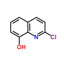 2-氯-8-羟基喹啉结构式