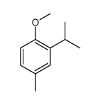 2-isopropyl-4-methyl anisole Structure
