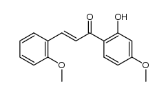 2,4'-Dimethoxy-2-hydroxychalcone结构式