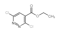 3,6-二氯哒嗪-4-甲酸乙酯结构式