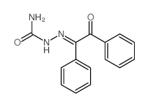 [(2-oxo-1,2-diphenyl-ethylidene)amino]urea Structure