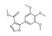 4-methoxycarbonyl-5-(3,4,5-trimethoxyphenyl)-oxazole Structure