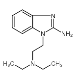1-(2-二乙基氨基-乙基)-1H-苯并咪唑基-2-基胺结构式