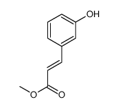 3-(3-Hydroxyphenyl)acrylic acid methyl ester结构式