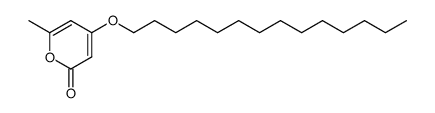 6-methyl-4-(tetradecyloxy)-2H-pyran-2-one Structure
