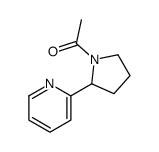 (9CI)-1-乙酰基-2-(2-吡啶)-吡咯烷结构式