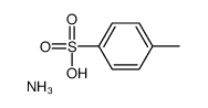 Ammonium 4-methylbenzenesulfonate structure