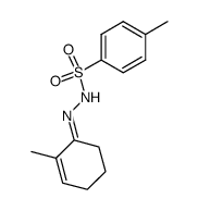 2-methylcyclohexenone tosylhydrazone Structure