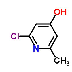 2-氯-6-甲基吡啶-4-醇结构式