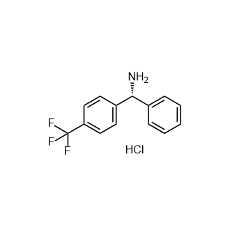 (R)-Phenyl(4-(trifluoromethyl)phenyl)methanamine hydrochloride Structure