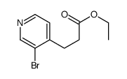 ethyl 3-(3-bromopyridin-4-yl)propanoate Structure