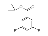 3,5-二氟苯甲酸叔丁酯结构式