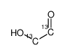 [1,2-13C2]乙醇醛结构式
