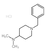 4-Piperidinamine,N,N-dimethyl-1-(phenylmethyl)-, hydrochloride (1:2) Structure
