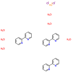 TRIS(2,2'-BIPYRIDYL)RUTHENIUM(II) CHLORIDE HEXAHYDRATE Structure