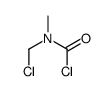 N-(chloromethyl)-N-methylcarbamoyl chloride结构式