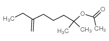 7-Octen-2-ol,2,6-dimethyl-, 2-acetate Structure