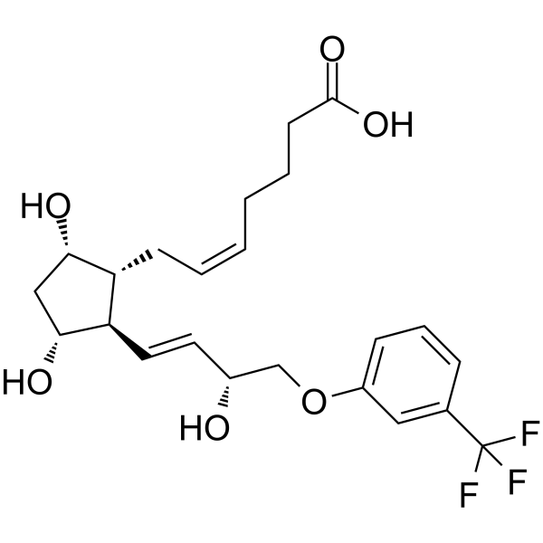 (+)-Fluprostenol structure