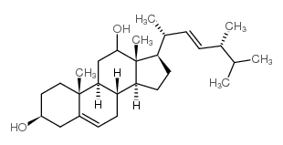 12-羟基-7,8-二氢麦角固醇结构式