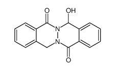 5-hydroxy-5,12-dihydrophthalazino[3,2-b]phthalazine-7,14-dione结构式