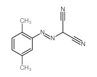 Propanedinitrile,2-[2-(2,5-dimethylphenyl)diazenyl]-结构式