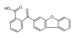 2-(dibenzofuran-3-carbonyl)benzoic acid结构式