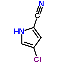 4-Chloro-1H-pyrrole-2-carbonitrile Structure