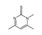 1,4,6-trimethylpyrimidine-2-thione结构式