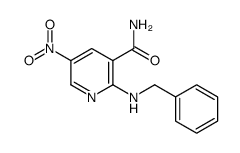 2-(benzylamino)-5-nitropyridine-3-carboxamide Structure