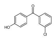 3-Chloro-4'-hydroxybenzophenone Structure