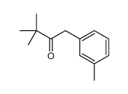 3,3-dimethyl-1-(3-methylphenyl)butan-2-one Structure