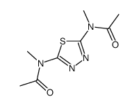 N-[5-[acetyl(methyl)amino]-1,3,4-thiadiazol-2-yl]-N-methylacetamide Structure