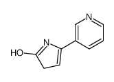 5-pyridin-3-yl-1,3-dihydropyrrol-2-one结构式