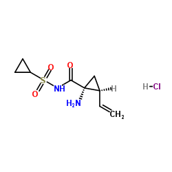 1-氨基-N-(环丙基磺酰基)-2-乙烯基-环丙烷羧胺盐酸盐图片