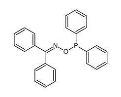 O-(diphenylphosphinyl) benzophenone oxime Structure