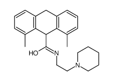 2,2-bis(2,6-dimethylphenyl)-N-(2-piperidin-1-ylethyl)acetamide Structure