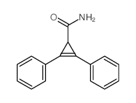 2-Cyclopropene-1-carboxamide,2,3-diphenyl-结构式