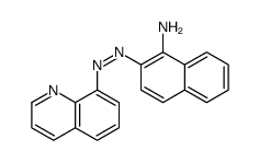 2-(quinolin-8-yldiazenyl)naphthalen-1-amine Structure